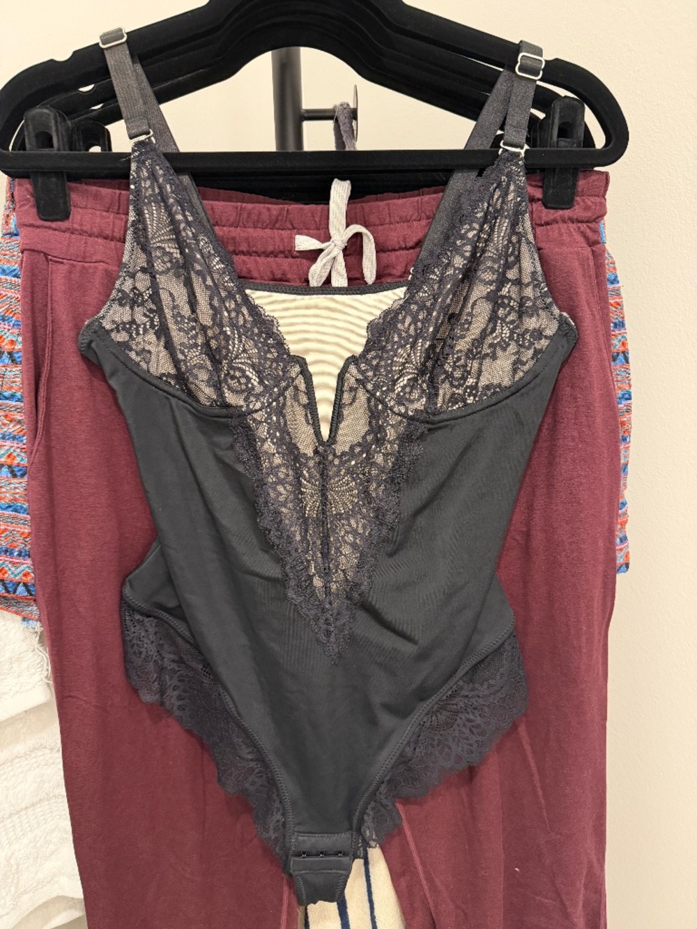 NWT HeyShape Lace Bodysuit Shapewear | Black | Adjustable Straps